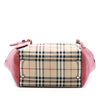 Burberry Small Haymarket Check Canvas and Leather Canterbury Tote Secondhand