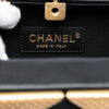 Chanel CC Lambskin and Metal Square Clutch with Chain Secondhand