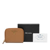 Prada Saffiano Zip Around Coin Pouch Secondhand