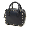 Valentino Leather Rockstud Top Handle Bag Secondhand