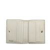 Prada Bicolor Leather Bifold Compact Wallet Secondhand