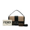 Fendi Large Zucca Canvas Convertible Belt Baguette Secondhand