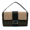 Fendi Large Zucca Canvas Convertible Belt Baguette Secondhand