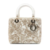 Dior Medium Calfskin Embroidered Jardin D Hiver Lady Dior Secondhand