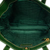 Prada Saffiano Trimmed Tessuto Logo Plate Convertible Tote Secondhand