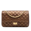 Chanel Quilted Metallic Calfskin Reissue 2.55 Double Flap 225 Secondhand