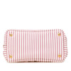 Prada Small Canvas Canapa Logo Stripes Satchel Secondhand