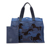 Hermès Toile Chevaux En Camouflage Beach Tote Secondhand