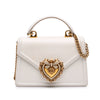 Dolce & Gabbana Small Smooth Calfskin Devotion Satchel Secondhand