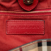 Burberry Small Leather Trimmed Haymarket Check Coated Canvas Canterbury Tote Secondhand