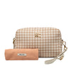 Miu Miu Nylon Vichy Wristlet Pouch Secondhand