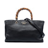 Gucci Medium Calfskin Bamboo Shopper Satchel Secondhand