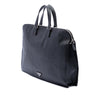 Prada Saffiano Cuir Travel Front Zip Pocket Briefcase Secondhand
