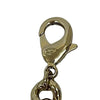 Chanel CC Gold Plated Lacquered Logo Letter Charms Chain Bracelet Secondhand