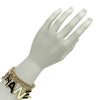 Chanel CC Gold Plated Lacquered Logo Letter Charms Chain Bracelet Secondhand