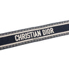 Dior Embroidered Canvas Logo Shoulder Strap Secondhand