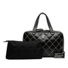 Chanel CC Lambskin Wild Stitch Handbag Secondhand