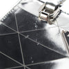 Prada Metallic Spazzolato Leather Triangle Tote Secondhand