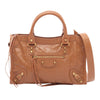 Balenciaga Small Lambskin Motocross Le City Satchel Secondhand