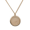 Chanel CC Gold Plated Resin Strass Dome Pendant Necklace Secondhand