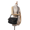 Prada Saffiano Trimmed Tessuto Zip Double Buckle Messenger Bag Secondhand