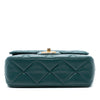 Chanel Mini Square Quilted Lambskin Bijoux Logo Chain Flap Secondhand