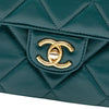 Chanel Mini Square Quilted Lambskin Bijoux Logo Chain Flap Secondhand
