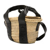 Chloé Small Raffia and Smooth Calfskin Sense Basket Tote Secondhand