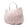 Chanel Tweed Boucle Knitting Top Handle Bag Secondhand
