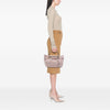Chanel Tweed Boucle Knitting Top Handle Bag Secondhand