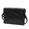 Burberry Embossed Grain Check Leather Langley Crossbody Secondhand