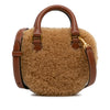 Celine Shearling Heart Satchel Secondhand
