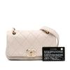 Secondhand Chanel Medium Lambskin Twist Chain Enamel CC Flap