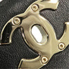 Chanel CC Stitched Lambskin Clutch With Chain Secondhand
