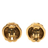 Chanel CC Gold Plated Swirl Clip on Earrings Secondhand