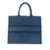 Dior Large Oblique Denim Book Tote Secondhand