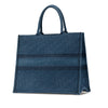 Dior Large Oblique Denim Book Tote Secondhand