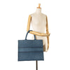 Dior Large Oblique Denim Book Tote Secondhand