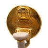 Chanel Gold Plated CC Teardrop Clip On Earrings Secondhand