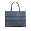Dior Medium Oblique Denim Book Tote Secondhand