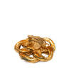 Chanel Gold Plated Chain Link Clip On Earrings Secondhand