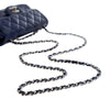 Chanel Mini Rectangular Classic Lambskin Crystal Single Flap Secondhand
