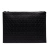 Saint Laurent Leather Monogram Allover Tablet Case Secondhand