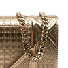 Secondhand Dior Metallic Patent Microcannage Diorama Wallet on Chain