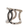 Chanel CC Brass Open Cuff Ring Secondhand