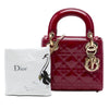 Dior Mini Patent Cannage Lady Dior Secondhand