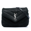 Saint Laurent Toy Matelasse Glitter Suede Monogram LouLou Crossbody Secondhand
