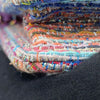 Chanel CC Quilted Tweed Rainbow Hardware Wallet on Chain Secondhand