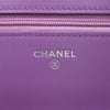 Chanel CC Quilted Tweed Rainbow Hardware Wallet on Chain Secondhand