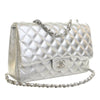 Chanel Jumbo Classic Metallic Lambskin Single Flap Secondhand